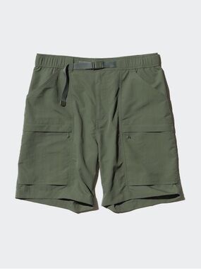 Uniqlo Olive Green Men’s Geared Shorts, Size XL